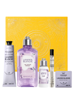 Weisser Lavendel Geschenkbox