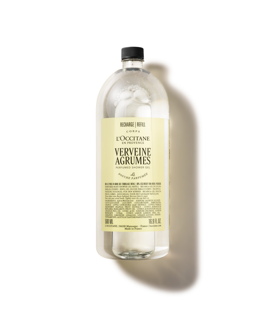 Verveine Agrumes perfumed shower gel refill