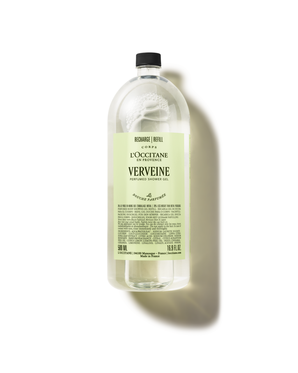 Verveine perfumed shower gel refill