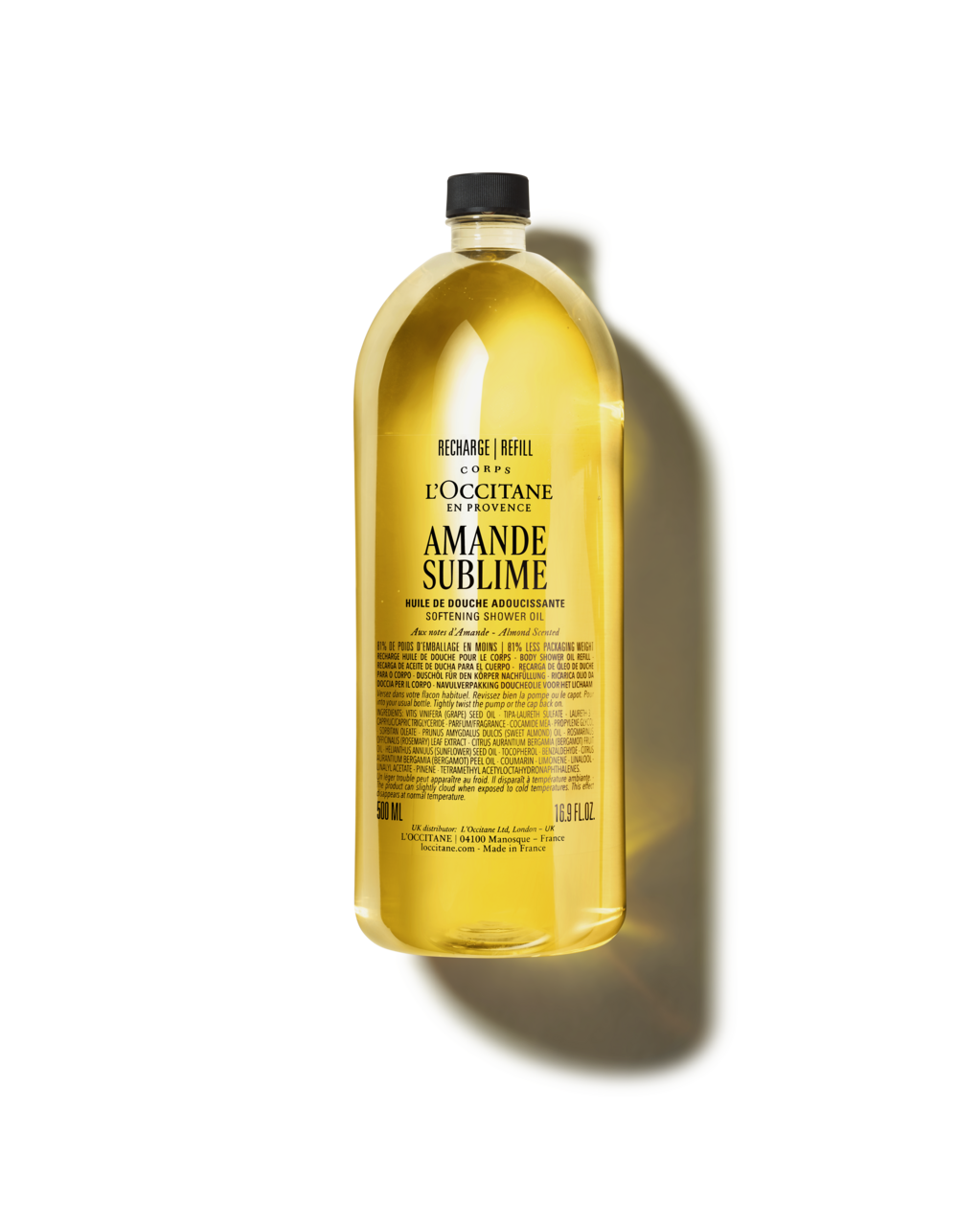 SOFTENING​ SHOWER OIL REFILL 500ml - Illustration 1