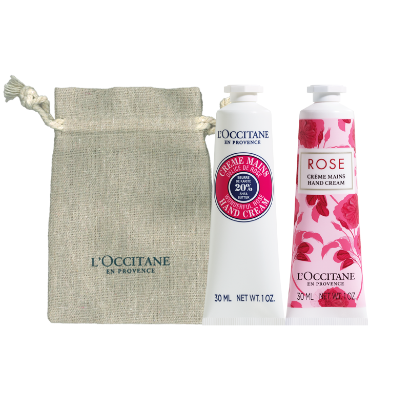 Handcremeduo Shea Rose