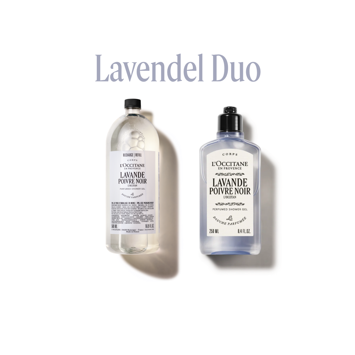 Duo Duschgel Lavande Poivre Noir - Illustration 1