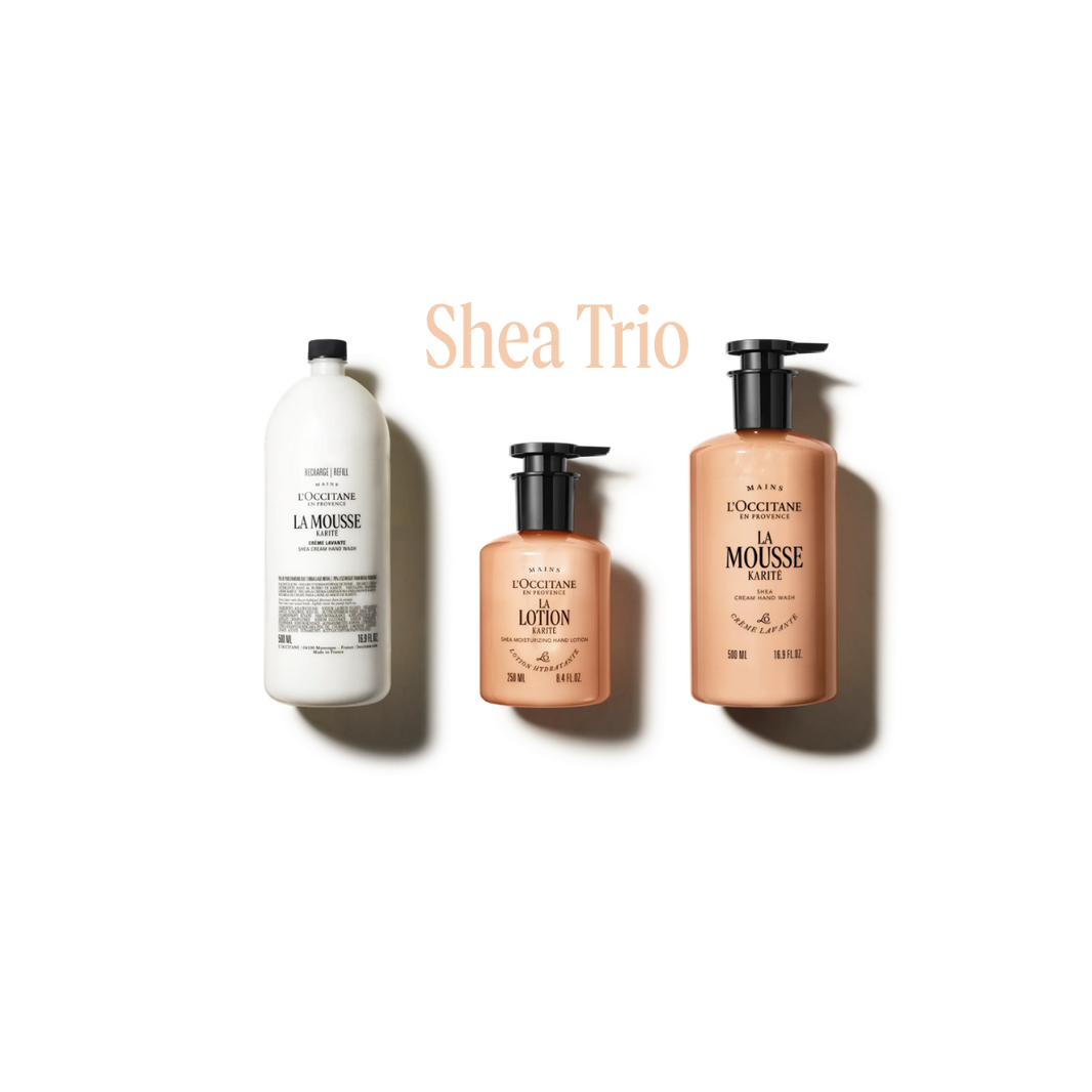 Drei Sheabutter-Lieblinge