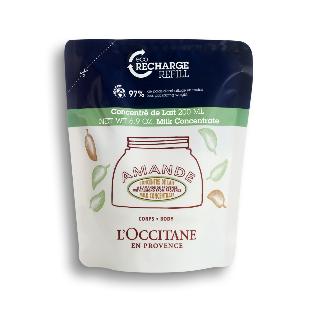 Mandel Körpercreme Nachfüllpackung
